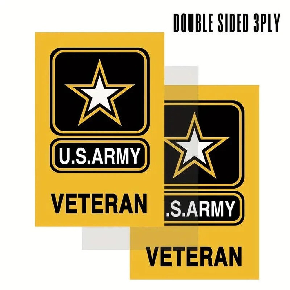 United States U.S. Army Veteran Garden Flag Double Sided 12" x 18" NEW! Home & Garden:Yard, Garden & Outdoor Living:Décor:Flags Style Your Walls
